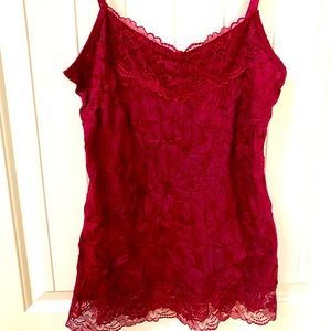 NWT Maurices Lace Crinkle Cami